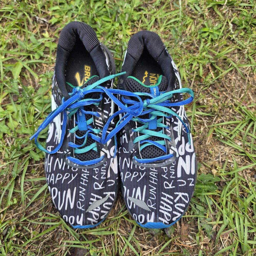 Brooks Adrenaline GTS 20 Run Happy Limited Edition Running Shoes Womens Size 9.5